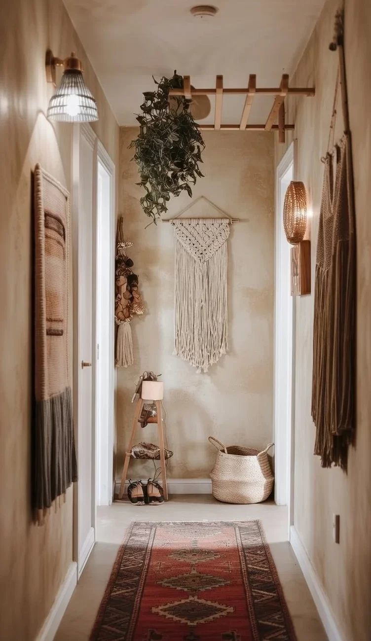 limewash paint on one hallway